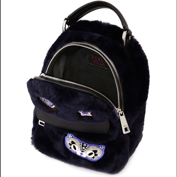 Furla Favola blue mini backpack - Picture 5 of 14